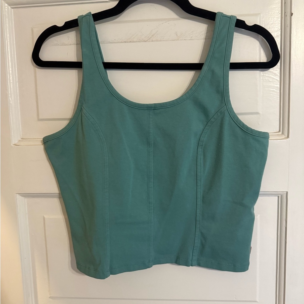 Levi's Teal Crop Top